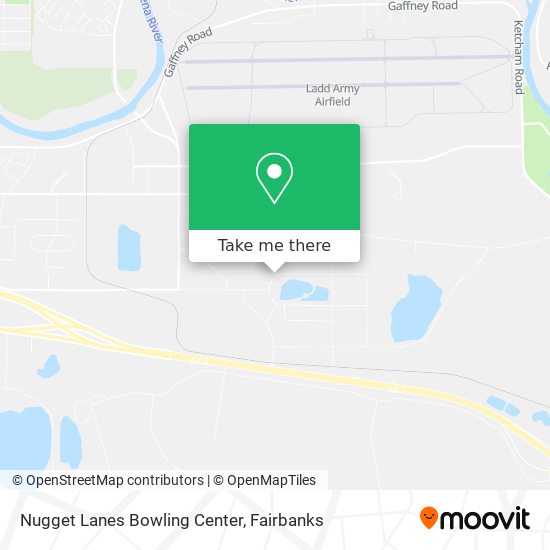 Nugget Lanes Bowling Center map
