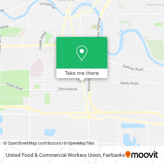 United Food & Commercial Workers Union map