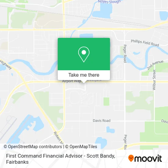 Mapa de First Command Financial Advisor - Scott Bandy