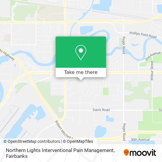 Mapa de Northern Lights Interventional Pain Management