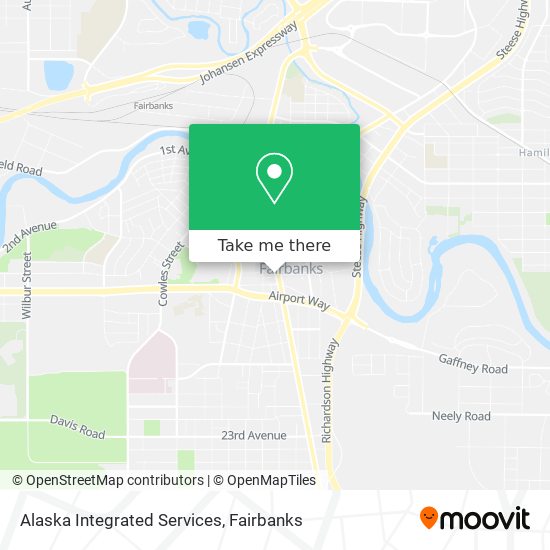Alaska Integrated Services map
