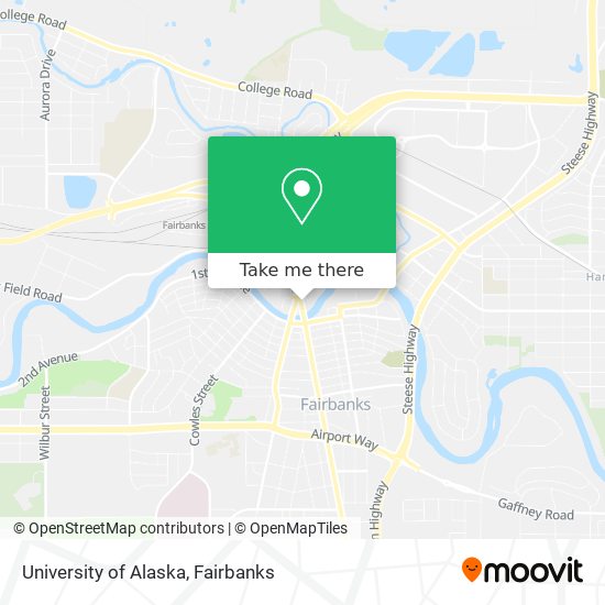 University of Alaska map