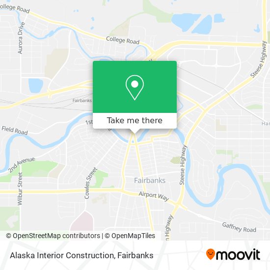 Alaska Interior Construction map