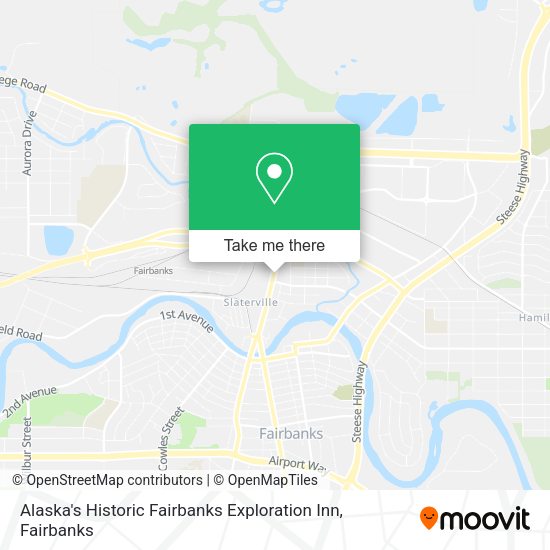 Mapa de Alaska's Historic Fairbanks Exploration Inn