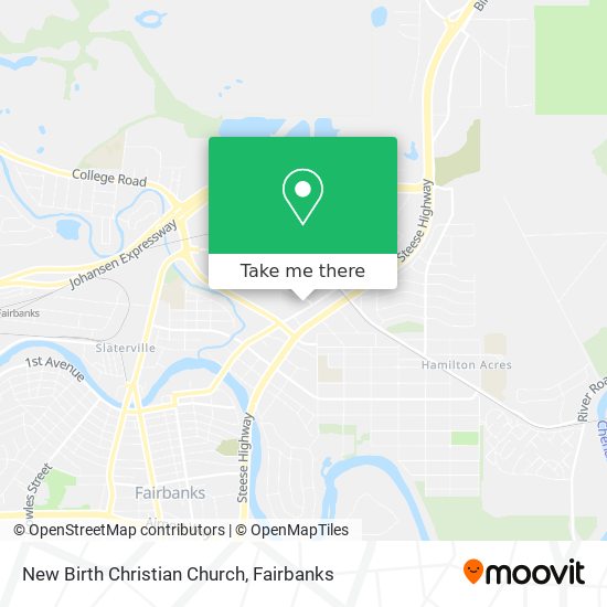 New Birth Christian Church map