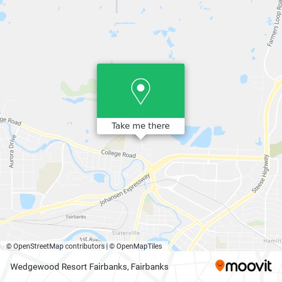 Mapa de Wedgewood Resort Fairbanks