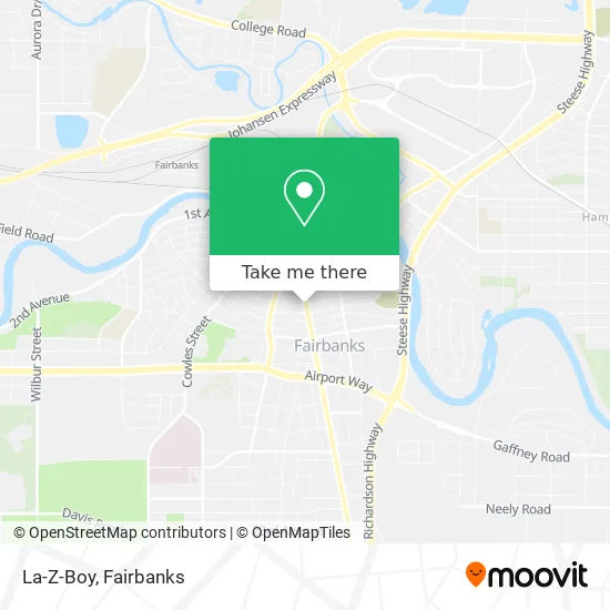 La-Z-Boy map