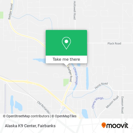 Alaska K9 Center map