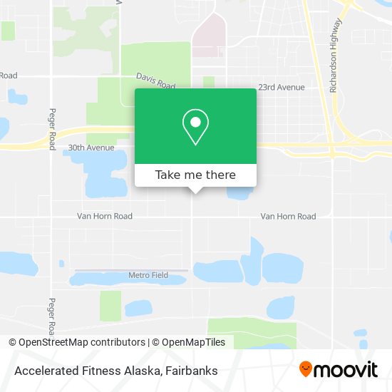 Mapa de Accelerated Fitness Alaska