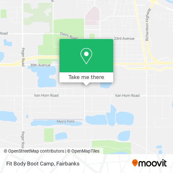 Mapa de Fit Body Boot Camp