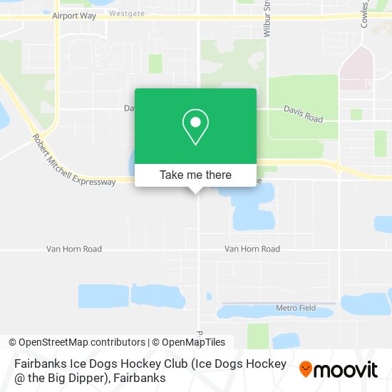 Mapa de Fairbanks Ice Dogs Hockey Club (Ice Dogs Hockey @ the Big Dipper)