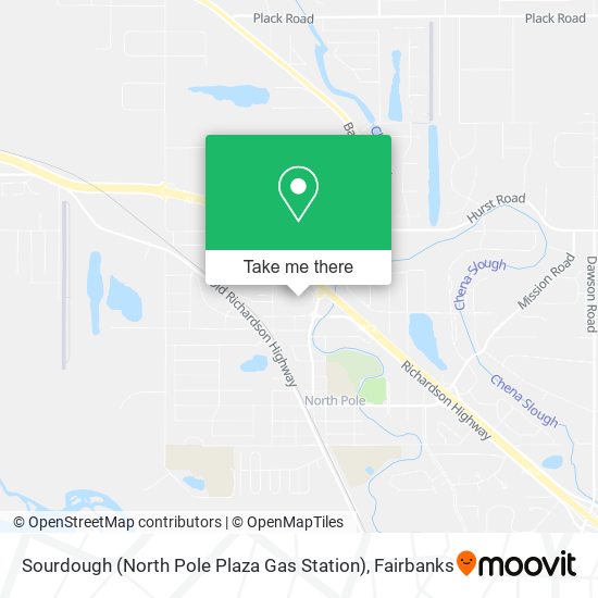 Sourdough (North Pole Plaza Gas Station) map