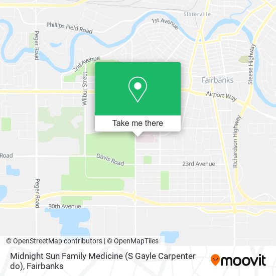 Mapa de Midnight Sun Family Medicine (S Gayle Carpenter do)