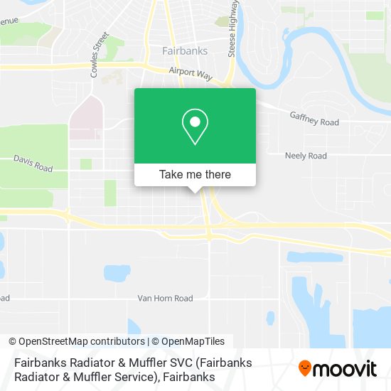 Mapa de Fairbanks Radiator & Muffler SVC