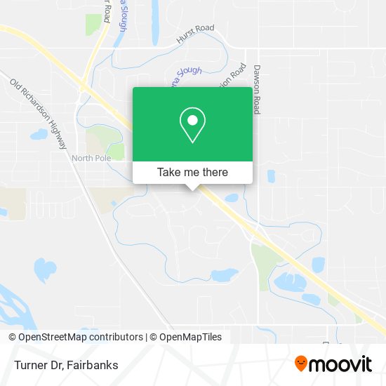 Turner Dr map