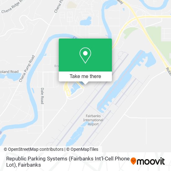 Republic Parking Systems (Fairbanks Int'l-Cell Phone Lot) map