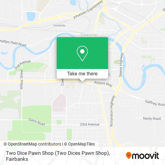 Mapa de Two Dice Pawn Shop