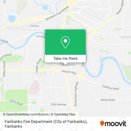 Fairbanks Fire Department (City of Fairbanks) map