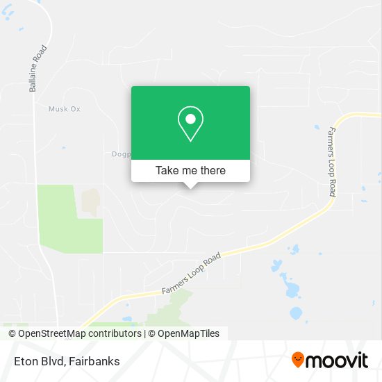 Eton Blvd map