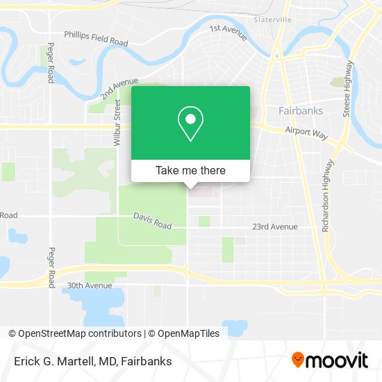 Erick G. Martell, MD map