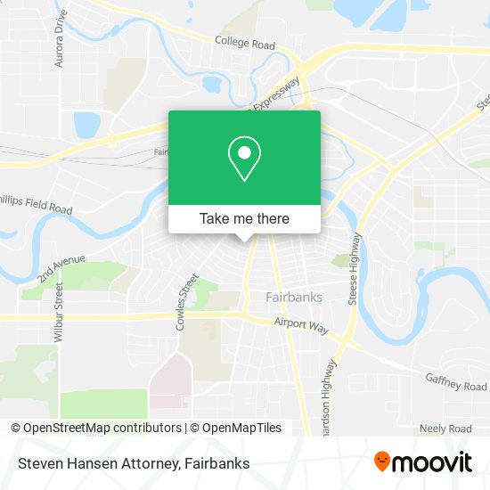 Steven Hansen Attorney map