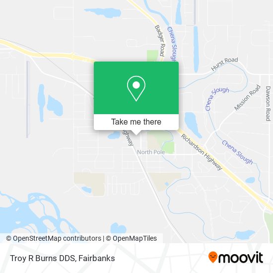 Mapa de Troy R Burns DDS