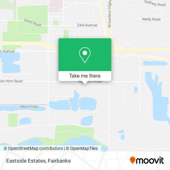 Eastside Estates map