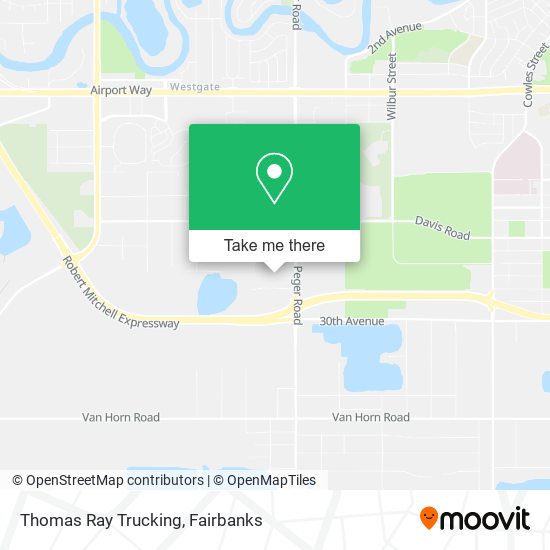 Thomas Ray Trucking map