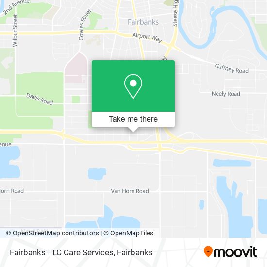 Fairbanks TLC Care Services map