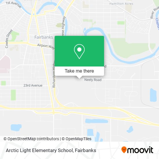 Arctic Light Elementary School map