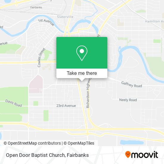 Open Door Baptist Church map