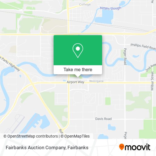 Mapa de Fairbanks Auction Company