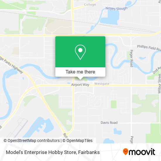 Mapa de Model's Enterprise Hobby Store
