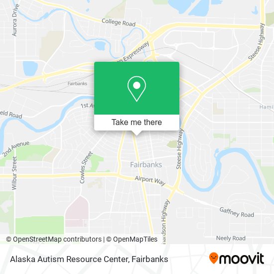 Mapa de Alaska Autism Resource Center