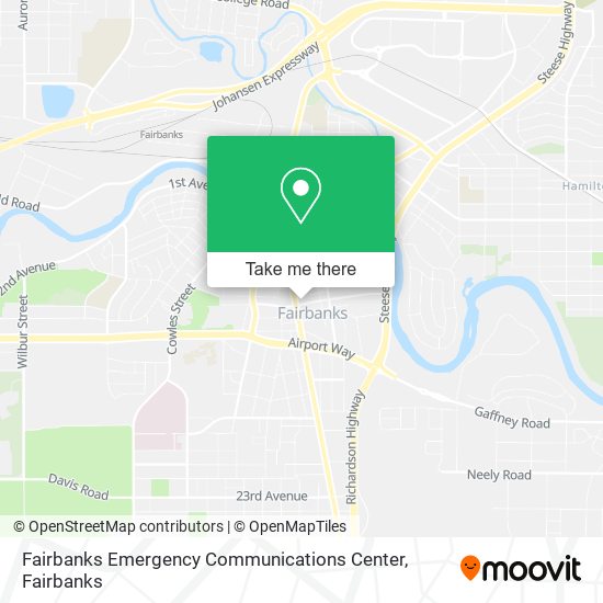 Fairbanks Emergency Communications Center map