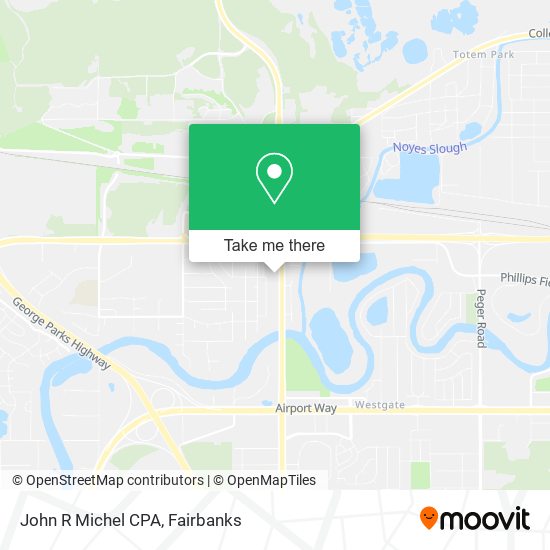 John R Michel CPA map