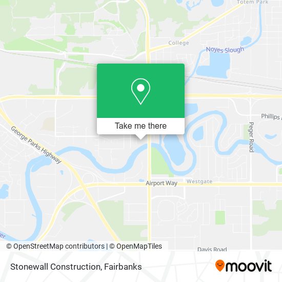 Stonewall Construction map