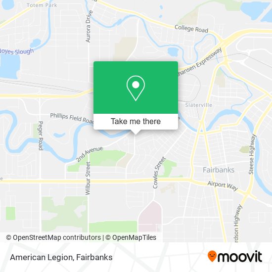 Mapa de American Legion