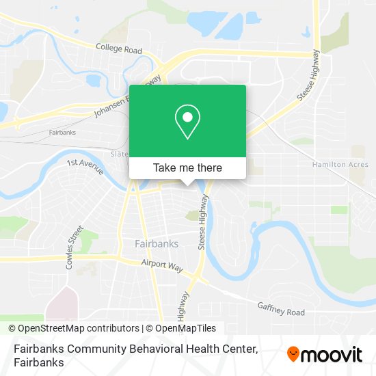 Fairbanks Community Behavioral Health Center map