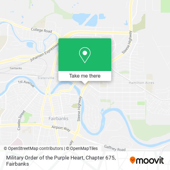 Military Order of the Purple Heart, Chapter 675 map