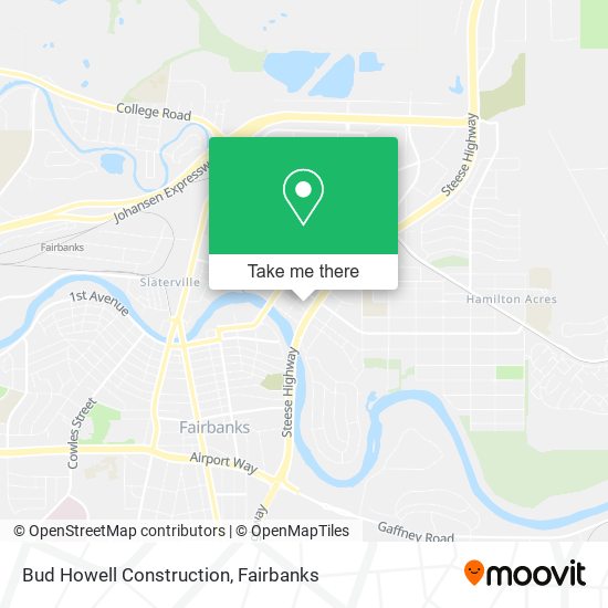 Bud Howell Construction map