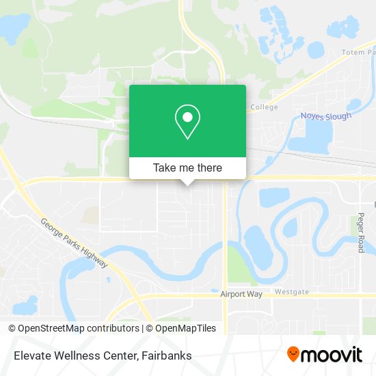 Elevate Wellness Center map