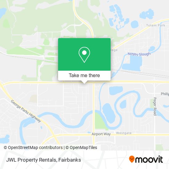 JWL Property Rentals map