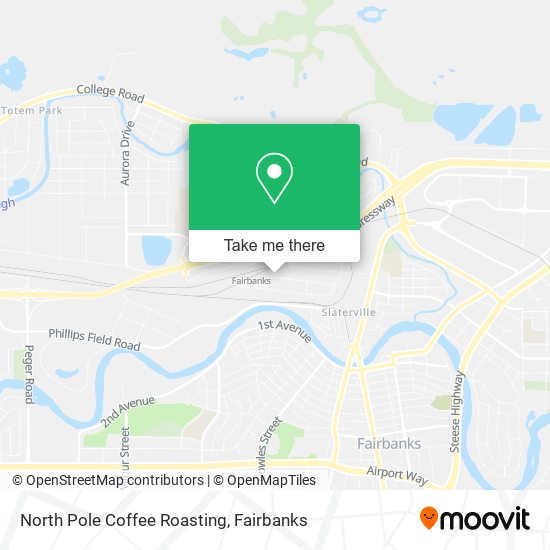 North Pole Coffee Roasting map