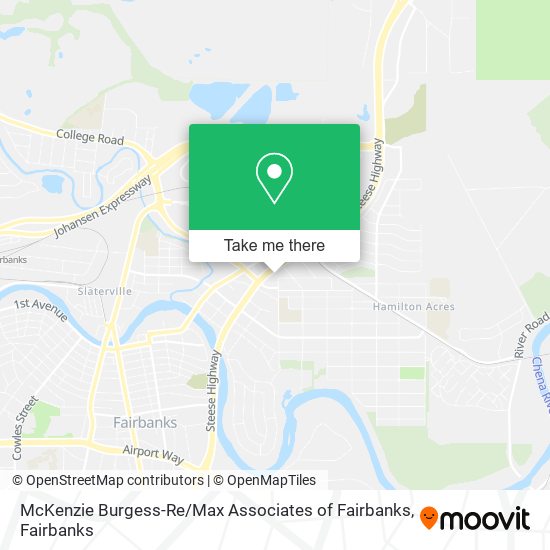McKenzie Burgess-Re / Max Associates of Fairbanks map