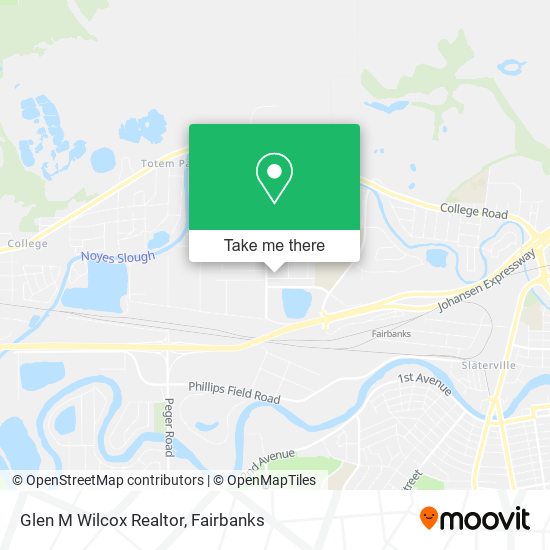 Glen M Wilcox Realtor map