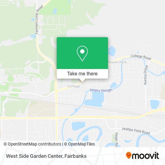 West Side Garden Center map
