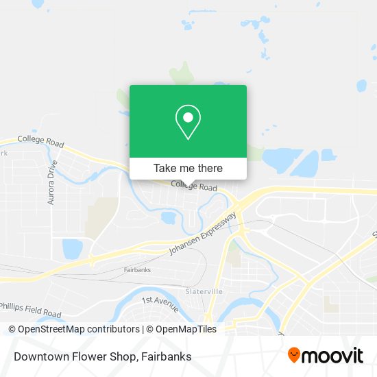 Downtown Flower Shop map
