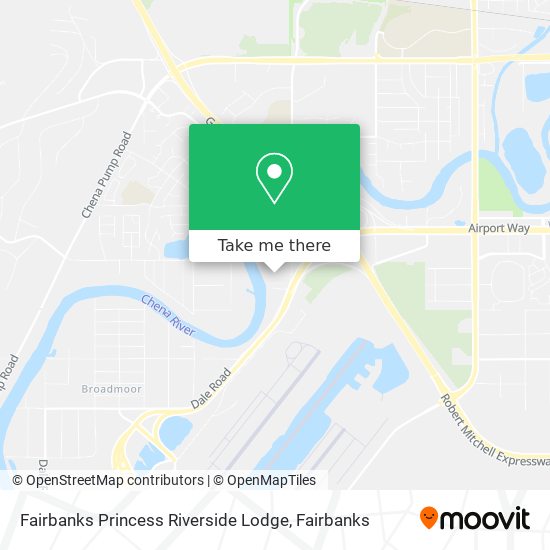 Fairbanks Princess Riverside Lodge map