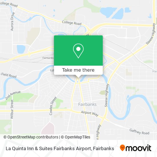 La Quinta Inn & Suites Fairbanks Airport map